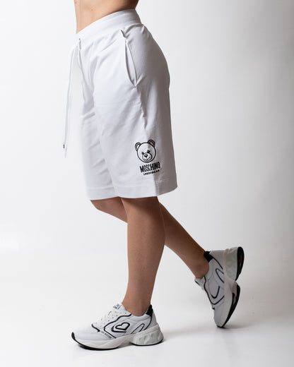 Short Moschino Underwear in felpa con logo "Teddy Bear" donna