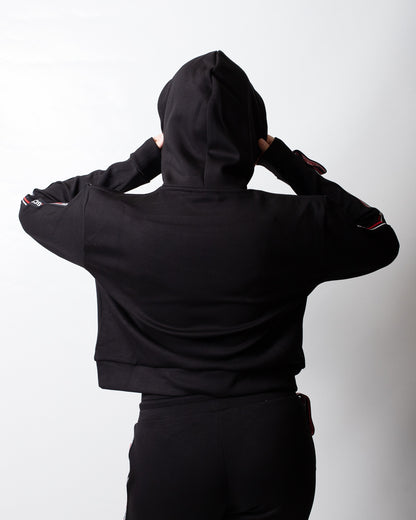 Felpa GCDS con cappuccio "Logo Tape Scouba" donna