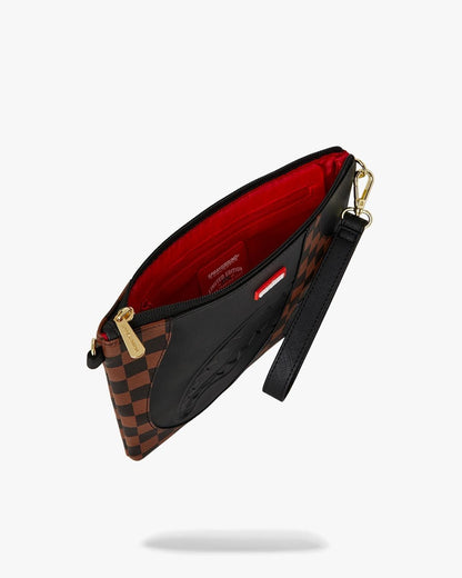 Pochette Sprayground marrone "JETSTREAM BROWN CROSSOVER CLUTCH"