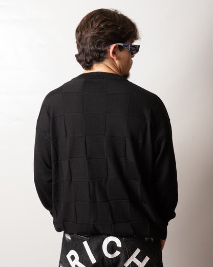 Maglia John Richmond girocollo in lana "Piercing" uomo