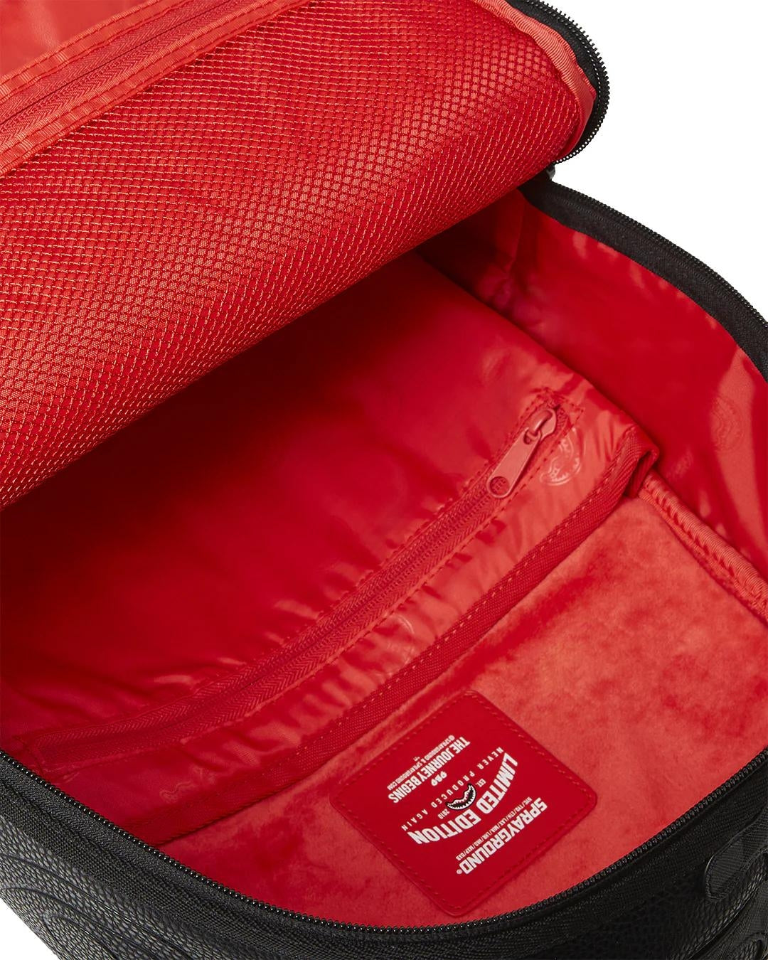Zaino Sprayground nero unfinished shark backpack