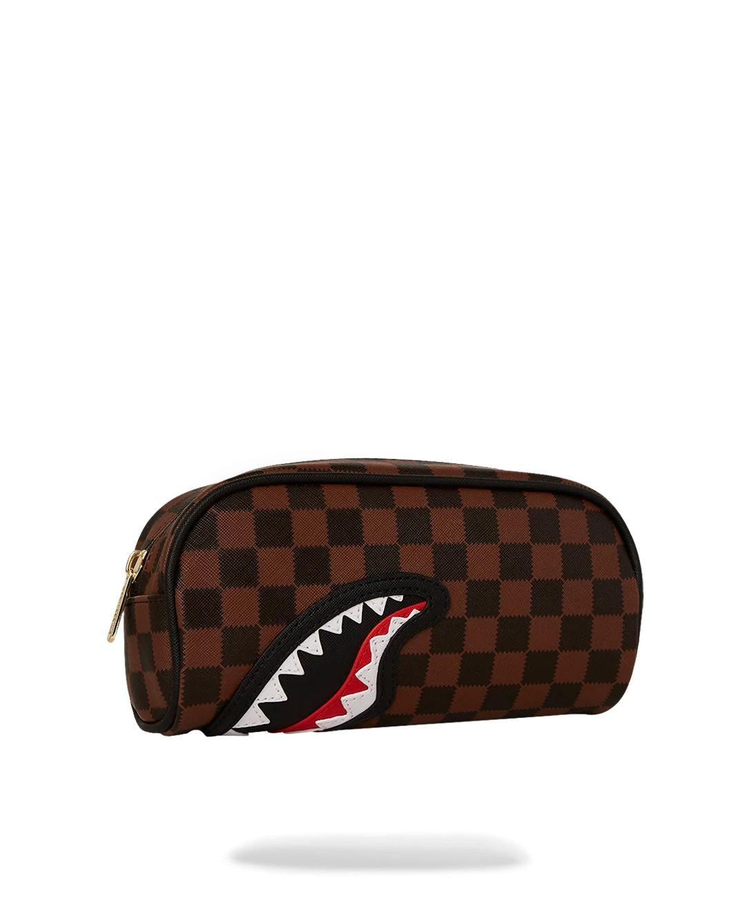 Pochette Sprayground marrone Sawtooth sharks in paris pencil pouch