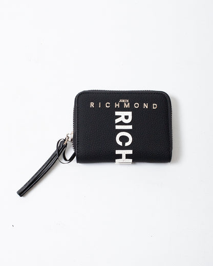Portafogli John Richmond in ecopelle con logo patch