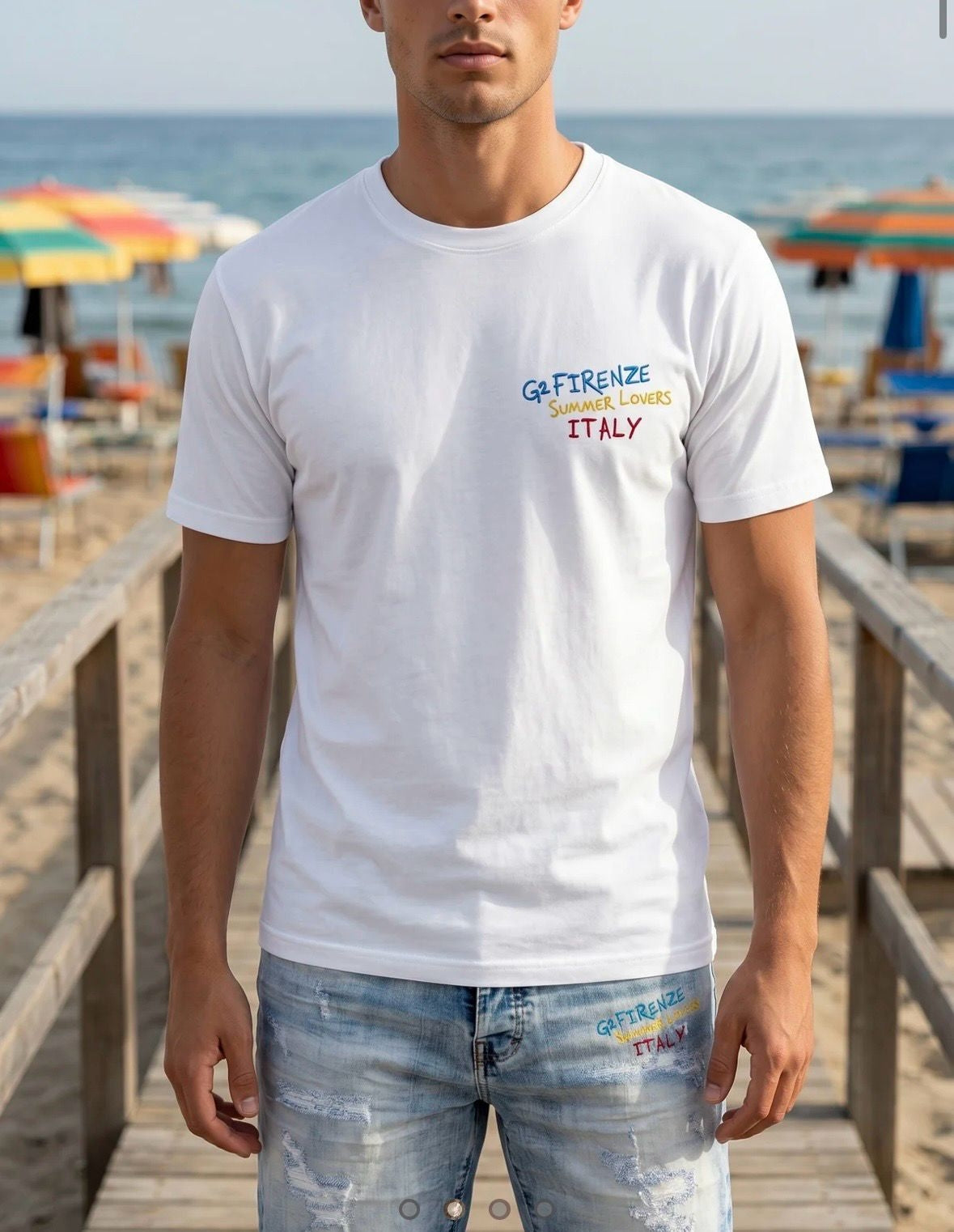 T-Shirt G2Firenze con logo ricamato