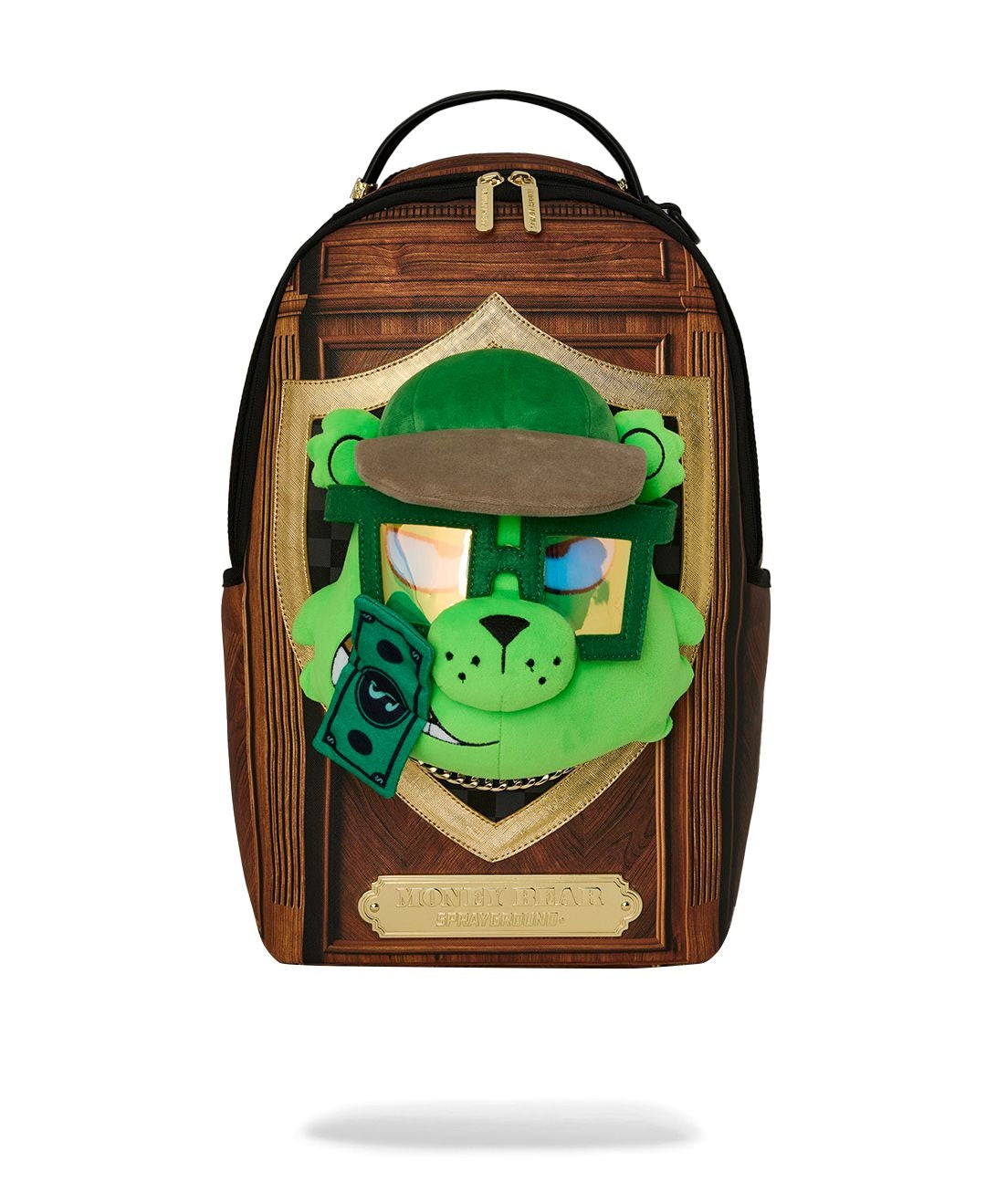 Zaino Sprayground marrone MOUNTED MONEYBEAR HEAD BACKPACK