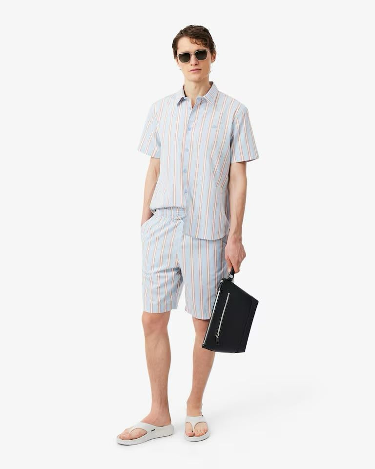 Bermuda Lacoste a strisce uomo
