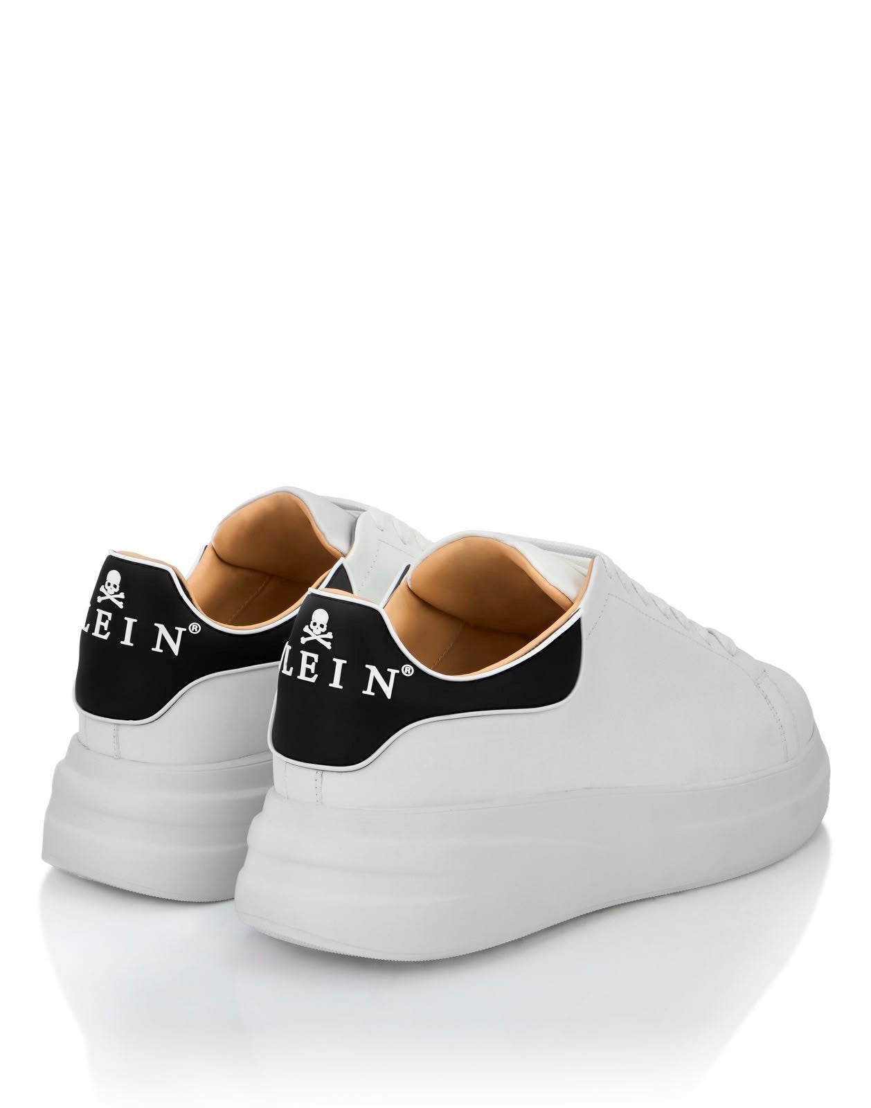 Scarpe Philipp Plein in pelle con logo in rilievo