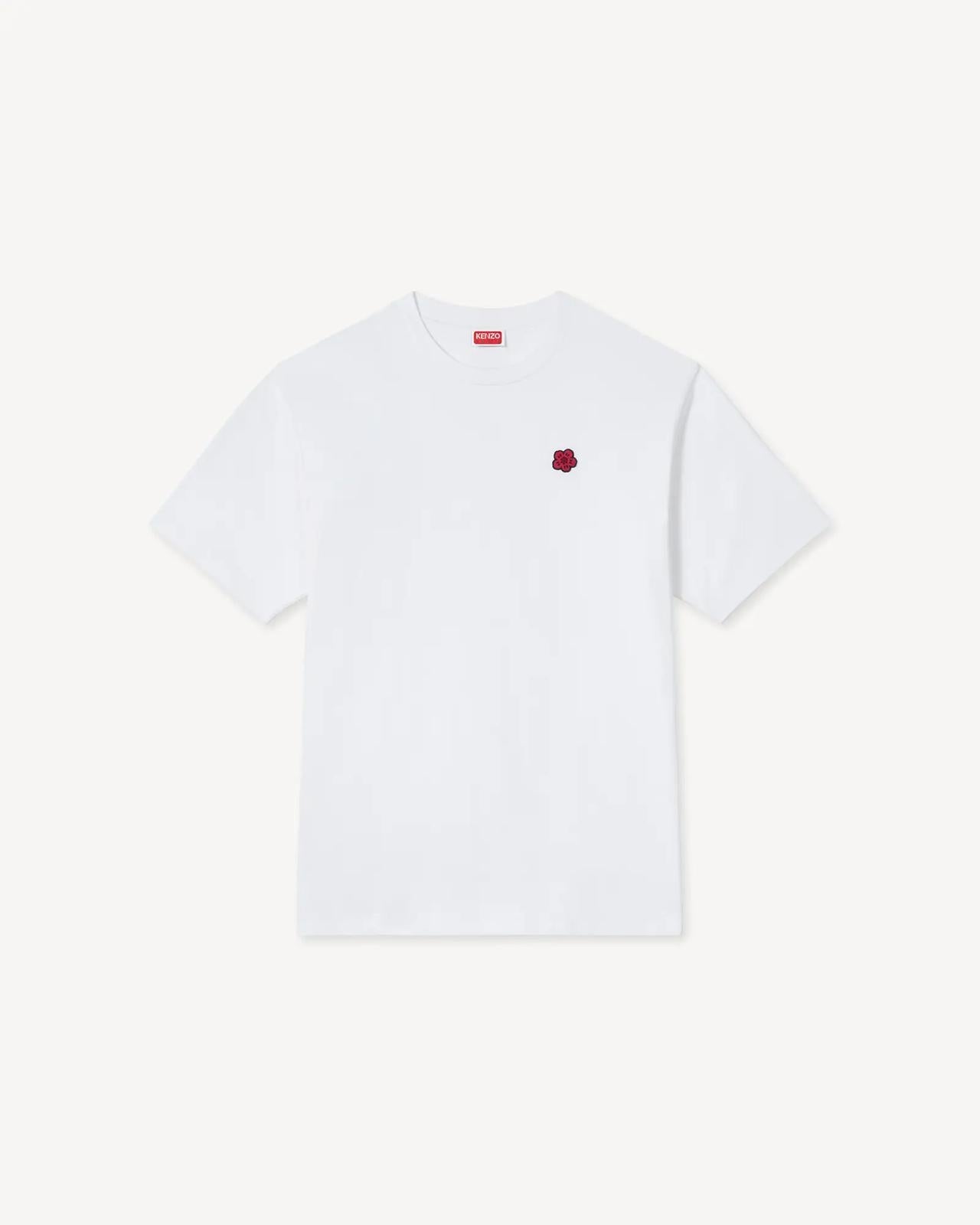 T-Shirt Kenzo con logo boke flower in ricamo
