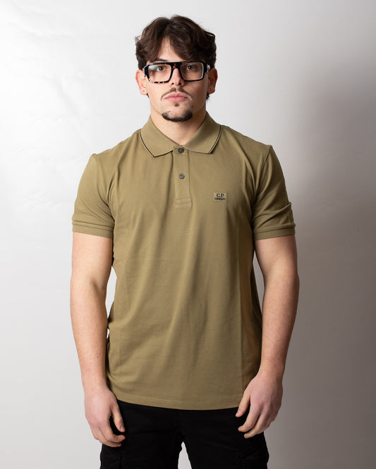 Polo C.P. Company in stretch piquet uomo