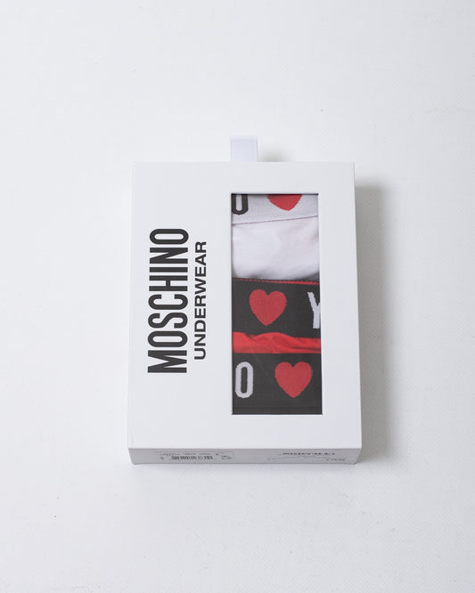 Perizoma Moschino Underwear tri-pack "Love You" donna