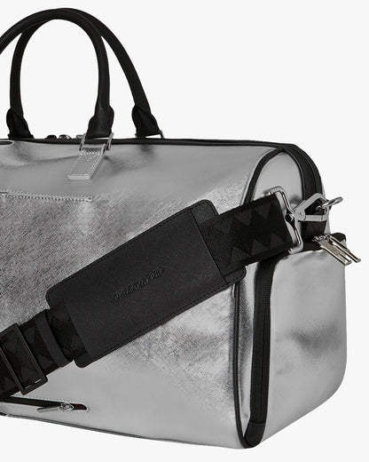Borsone Sprayground nero SILVER SIDE DRIP BLACK CHECK LARGE DUFFLE 