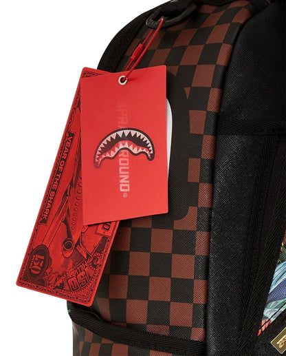 Zaino Sprayground marrone Sloth sip dlxsv backpack