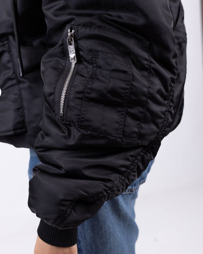 Giubbotto Richmond X bomber reversibile con ecopelliccia