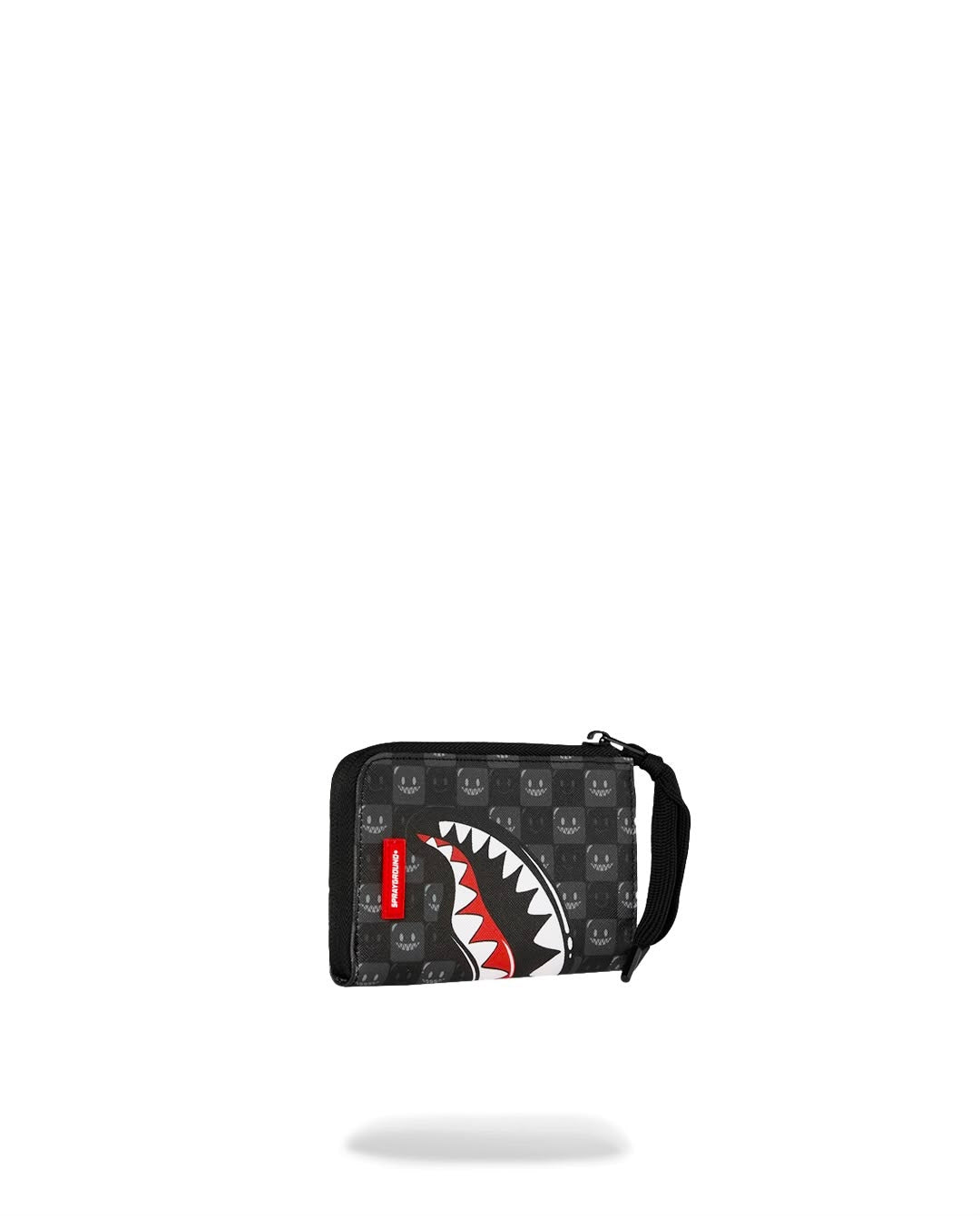 Portafoglio Sprayground nero SHARKS IN PARIS WTF BUBBLY BLACK CHECK WALLET