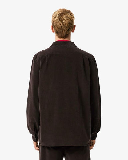 Camicia Lacoste regular fit effetto velluto uomo