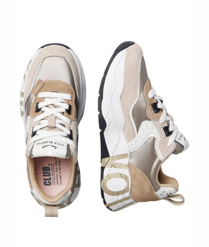 Scarpe Voile Blanche con dettagli in pelle e suede