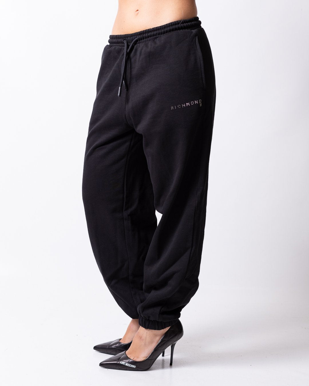 Pantalone Richmond X con logo brillantinato 