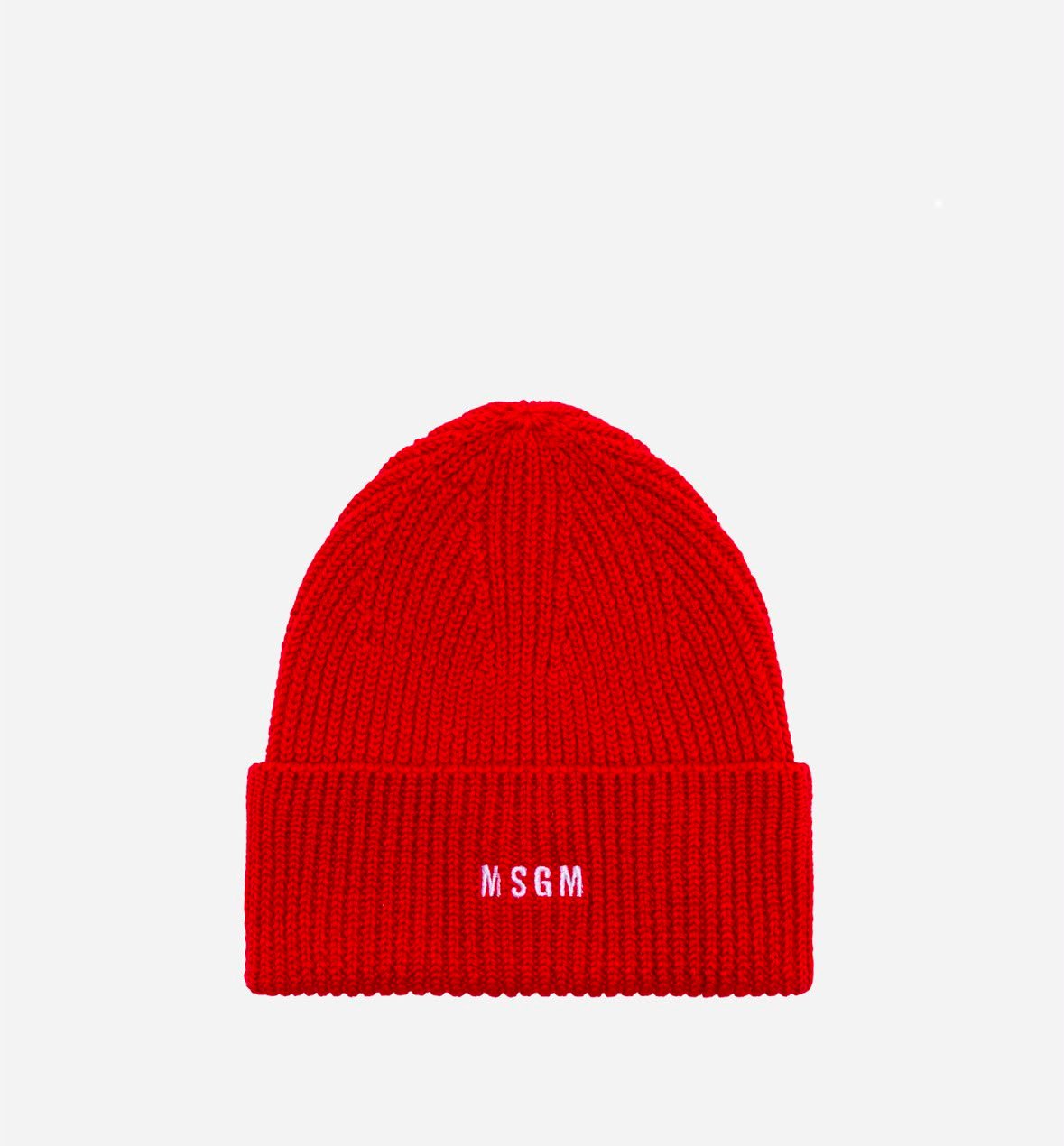 Cappello MSGM in misto lana logato