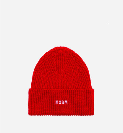 Cappello MSGM in misto lana logato