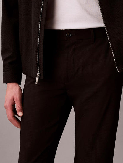 Pantalone Calvin Klein straight "Seersucker" uomo