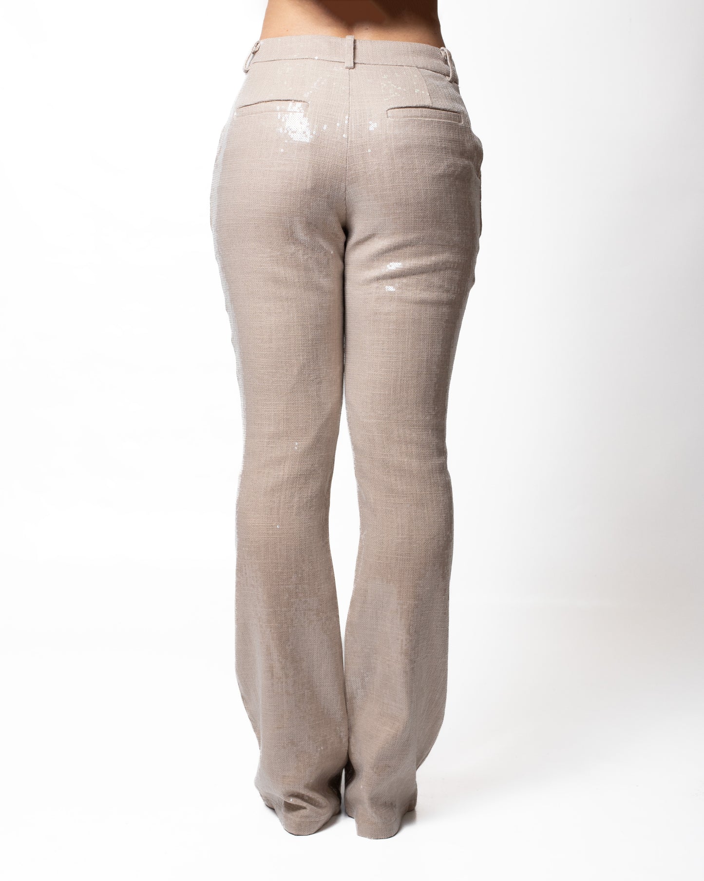 Pantalone Silvian Heach a zampa paillettato donna