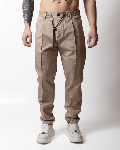 Pantalone Daniele Alessandrini in cotone con coulisse uomo
