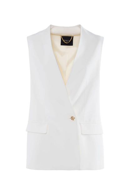 Giacca blazer Nenette doppiopetto smanicata donna