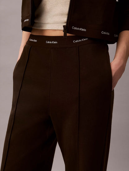 Pantalone Calvin Klein in felpa con fascia logata donna