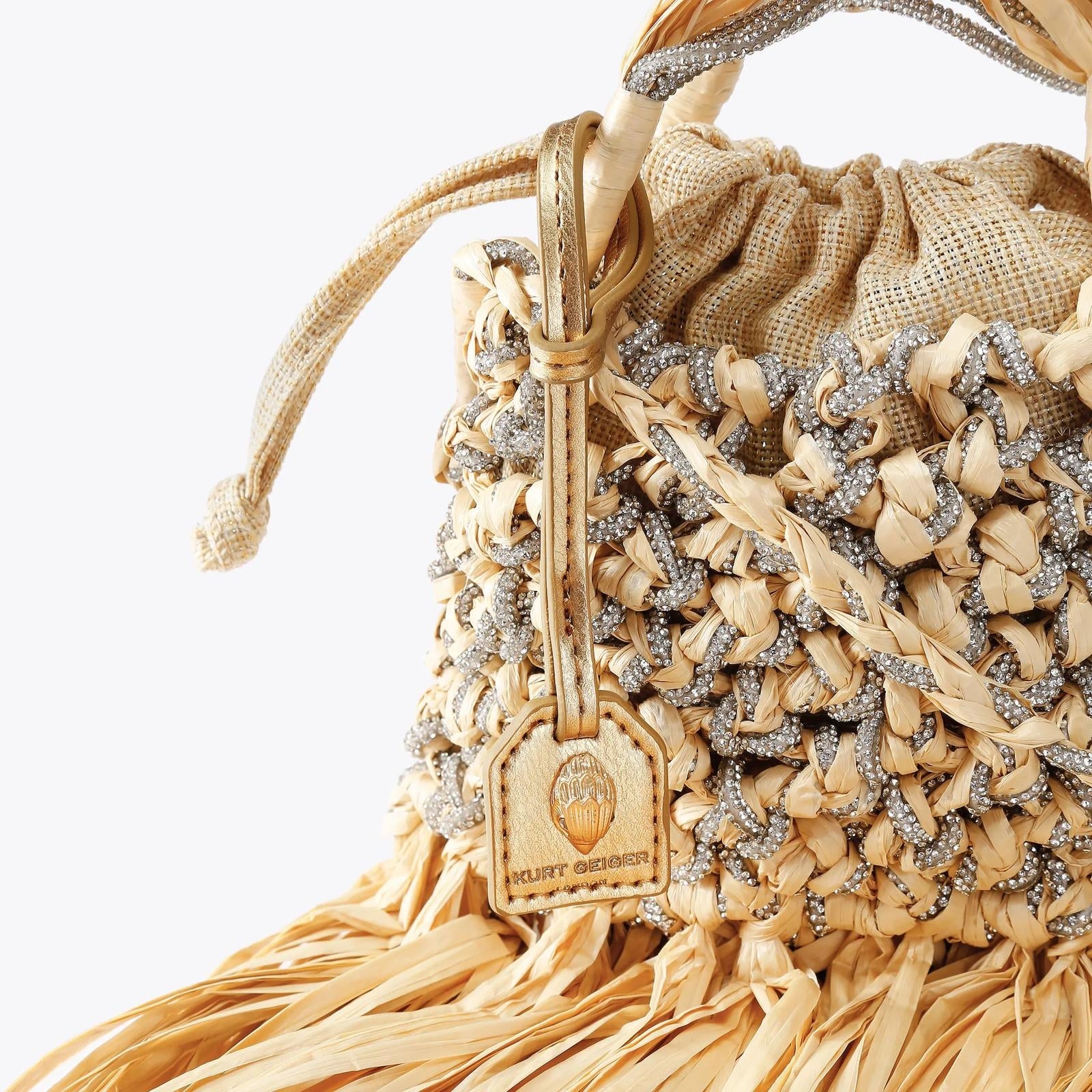 Borsa Kurt Geiger "Mini Macrame Crystal" donna