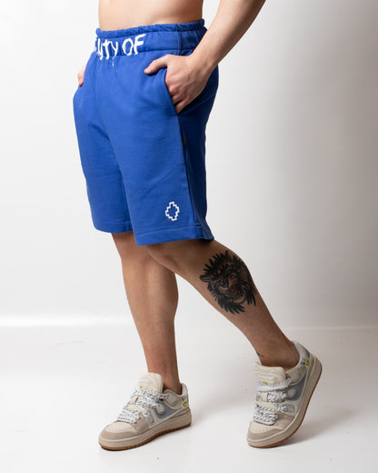 Bermuda Marcelo Burlon in felpa con logo "County" uomo
