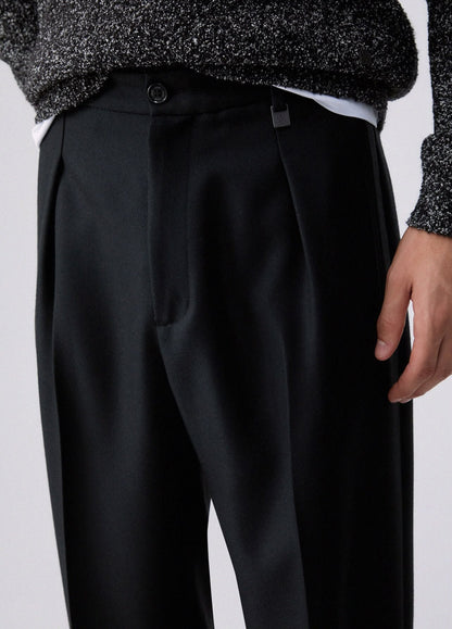 Pantalone Liu Jo in lana con logo metallico