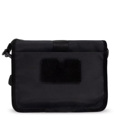 Borsa Moschino in tessuto con placca in metallo uomo