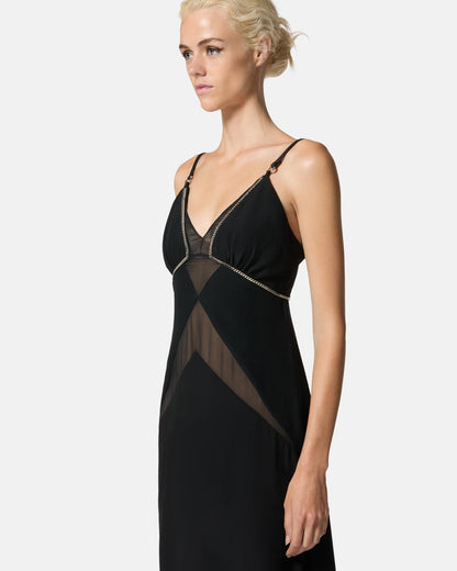 Abito John Richmond long dress con catene donna