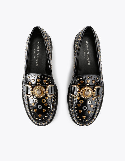 Mocassini Kurt Geiger "Mansion Stud Loafer" donna