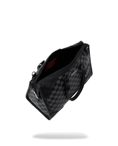 Borsa Sprayground nero midnight chateau pyramid mini duffle
