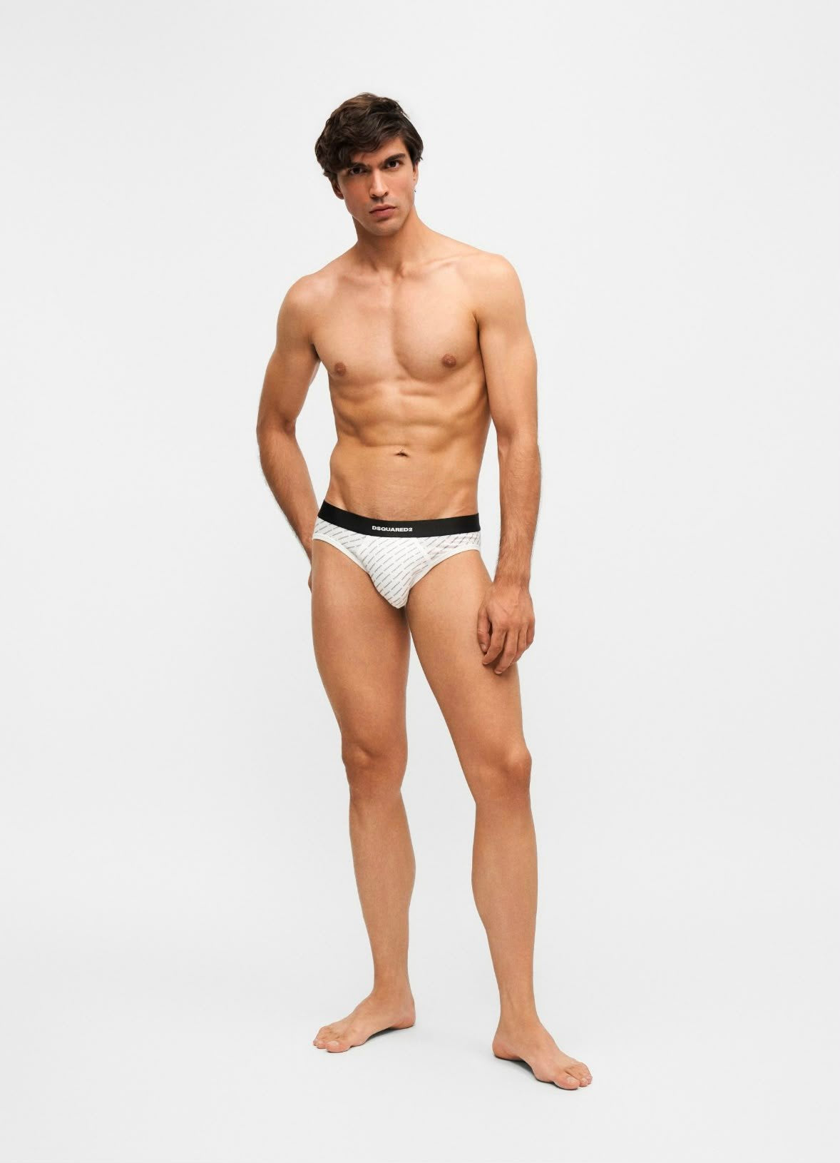 T-Shirt e Slip Dsquared2 con logo all-over uomo