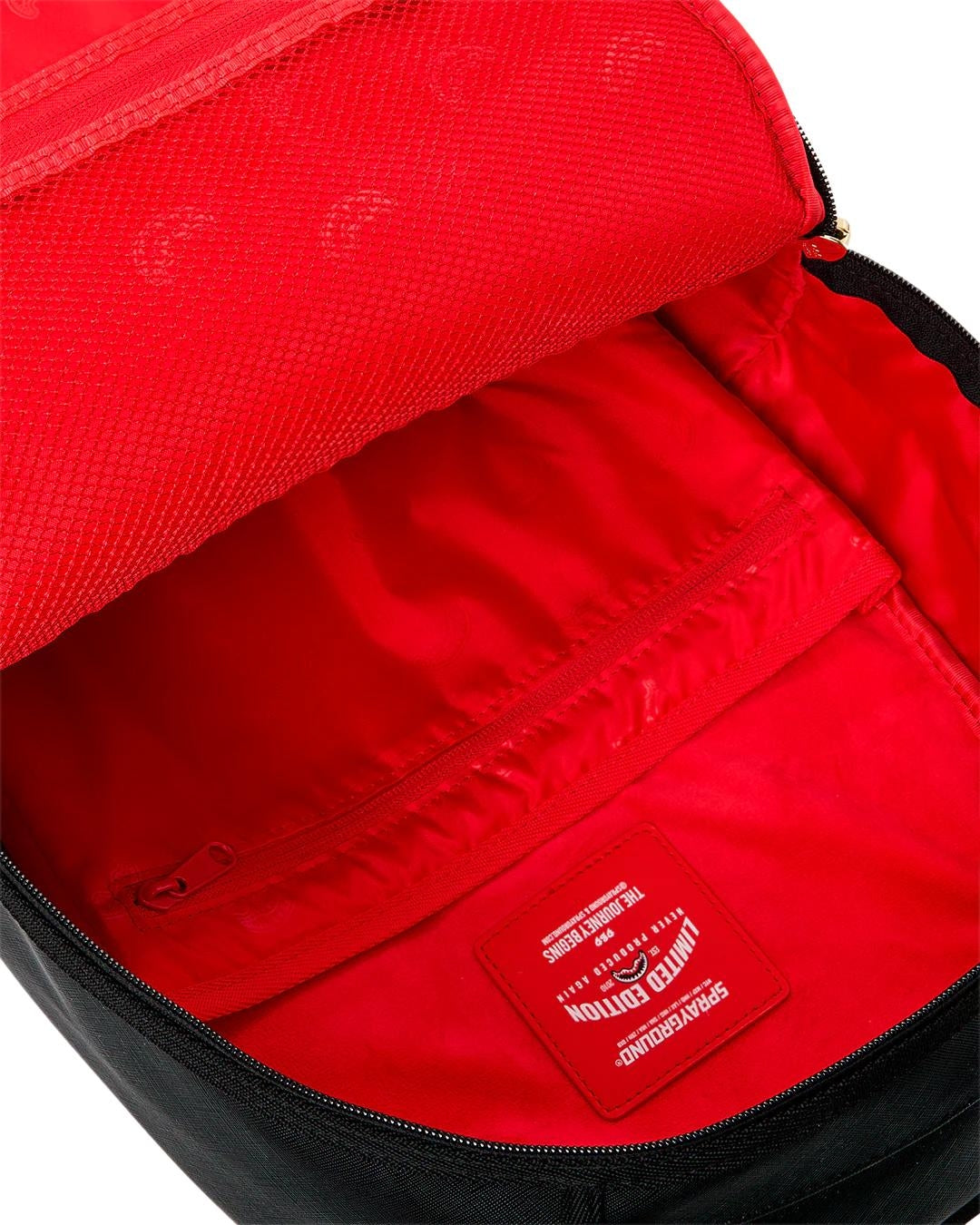 Zaino Sprayground nero "Missing bag flyer on bag backpack"