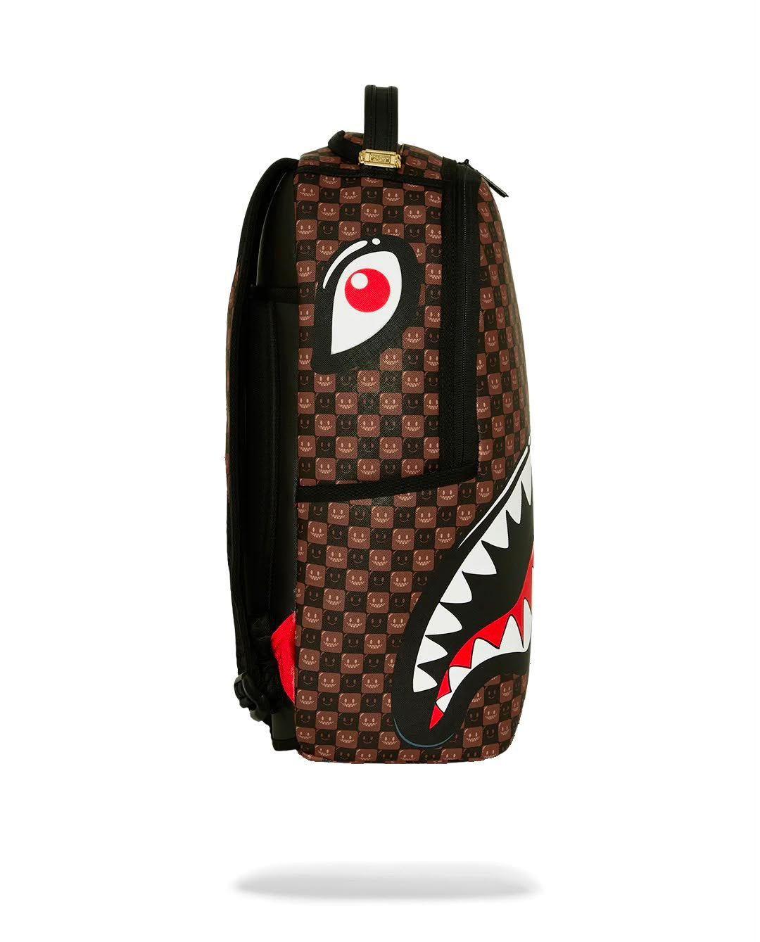Zaino Sprayground marrone SHARKS IN PARIS WTF BUBBLE BROWN CHECK BACKPACK 