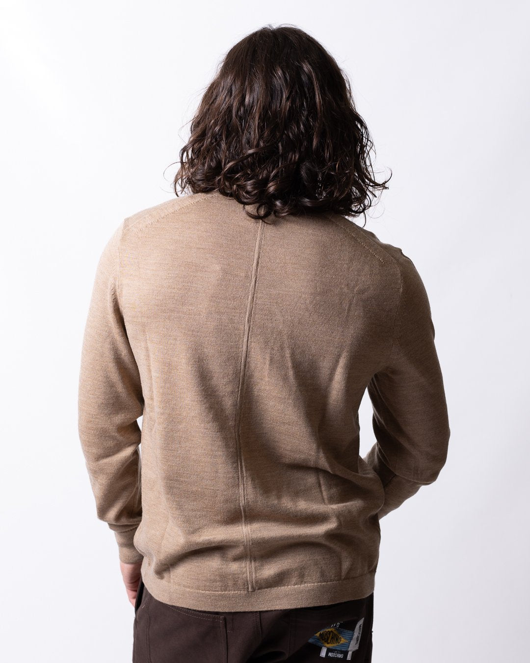 Maglia Calvin Klein girocollo in lana merino uomo