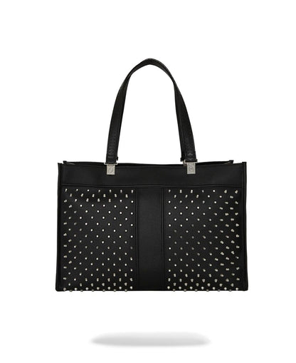 Borsa Sprayground nero cheetah punk tortuga tote