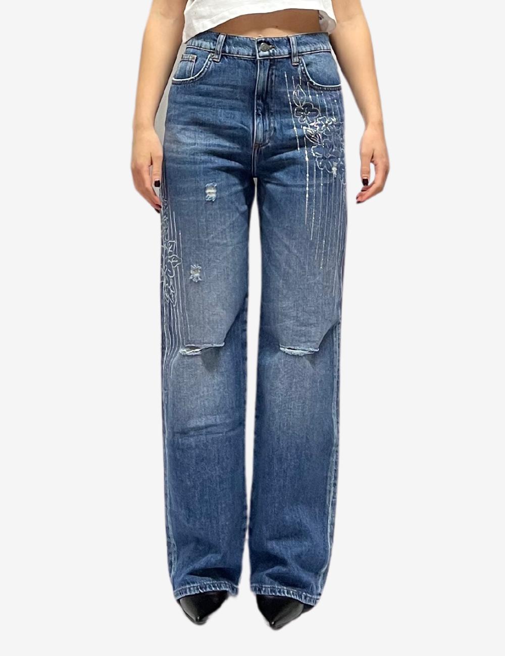 Jeans Twinset Actitude con strappi donna