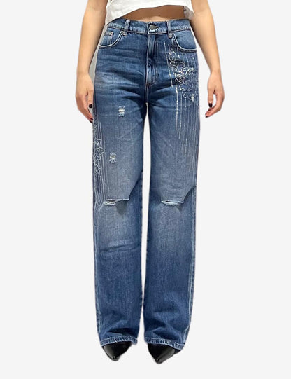 Jeans Twinset Actitude con strappi donna