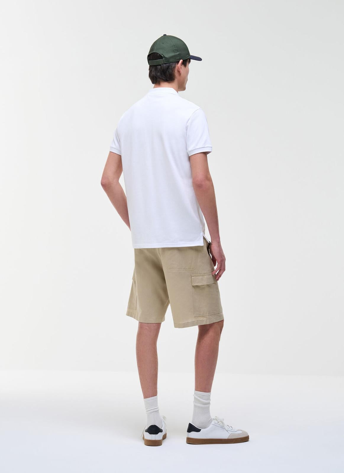 Polo Colmar con logo in silicone manica uomo