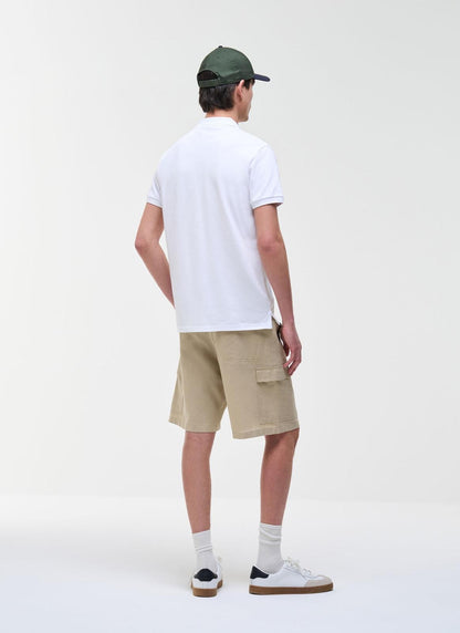 Polo Colmar con logo in silicone manica uomo