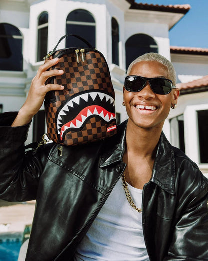 Zaino Sprayground marrone Sharks in a hole in paris  dlxsv backpack