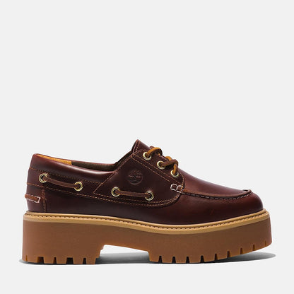 Scarpa Timberland da barca con plateau stone street