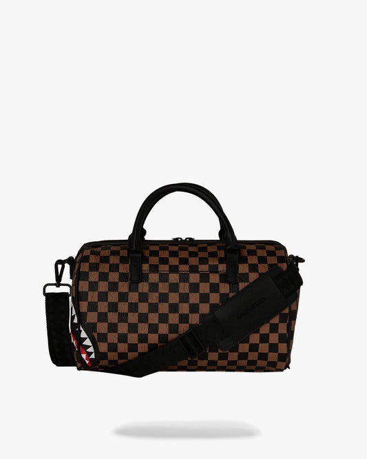 Borsa Sprayground marrone "CHECK 2 EMBOSS MINI DUFFLE"