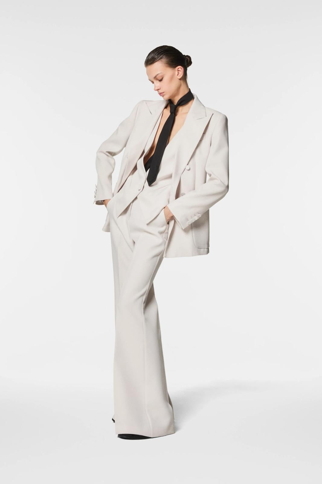 Gilet Nenette con fantasia a strisce donna