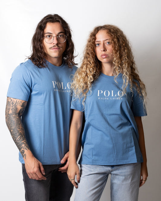 T-Shirt Polo Ralph Lauren con logo e ricamo uomo