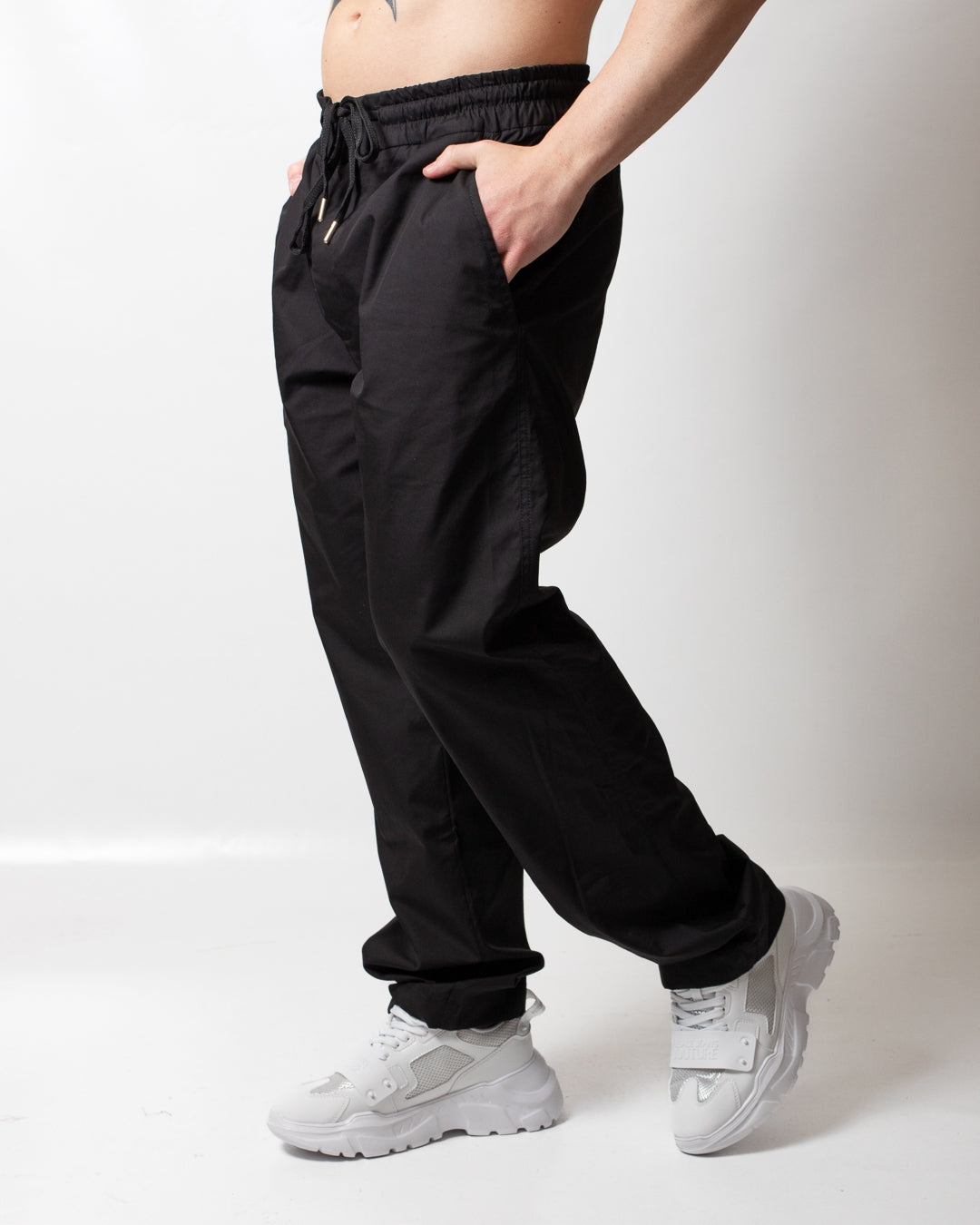 Pantalone Versace Jeans Couture in nylon "Metal Plk" uomo
